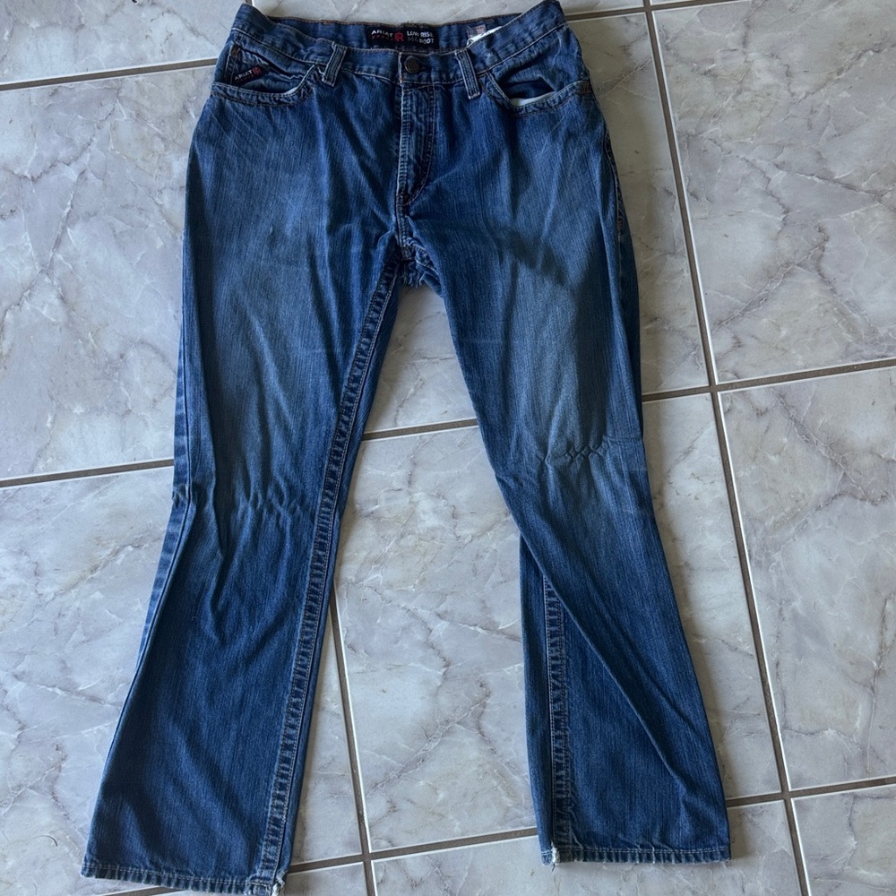Ariat Men's Dark Blue Bootcut Jeans34x32FR M4